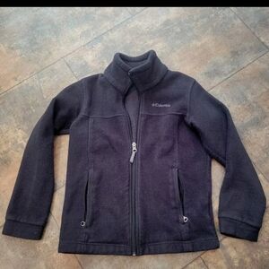 Columbia Kids Black Fleece Jacket Size Small 8